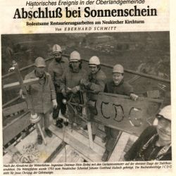 Turmgeruest Neukirch 1991 02